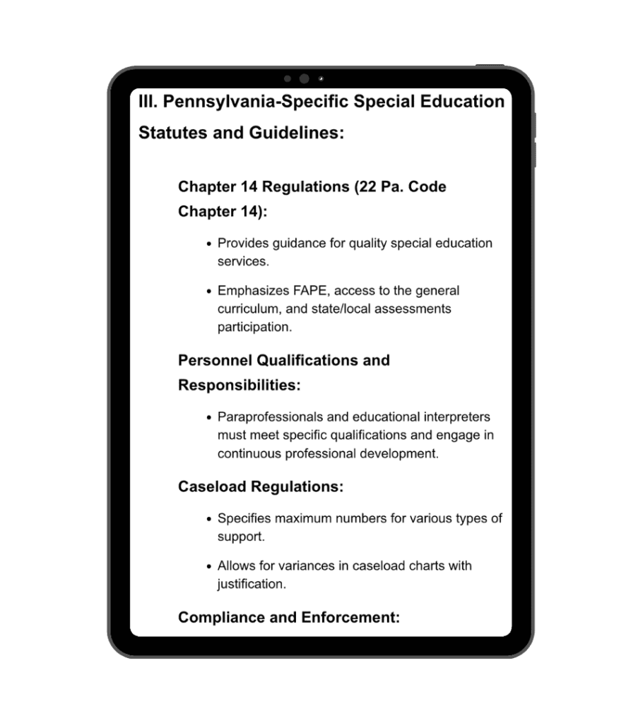 Special Education 7-12 PECT Exam Study Guide